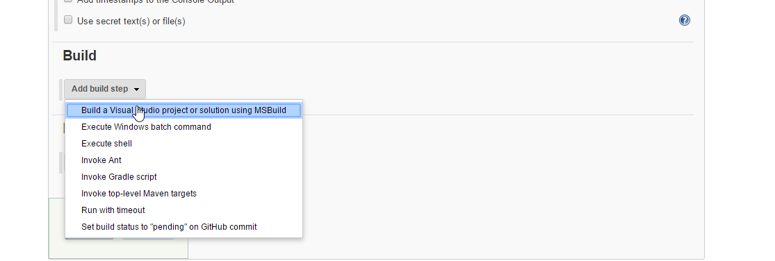 Configure MSBuild